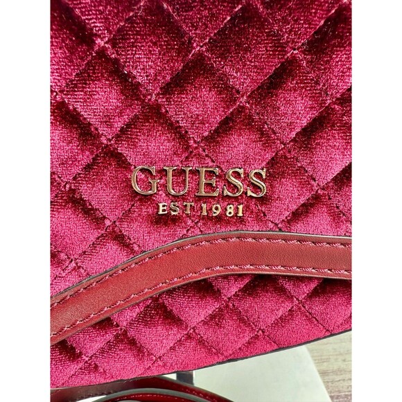 NWOT Guess G Dream Convertible Shoulder Crossbody Bag Merlot - Picture 10 of 17